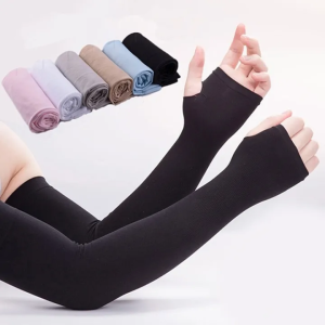 1Pair Men Women Breathable Arm Sleeves/Ice Arm Sleeve Cover Protection Hand Cover Cooling Arm Sleeve