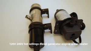 500W 1000W 2000W Diesel Generator Water Heater 120V 240V Self-circulating  Preheater Thermostat Heaters diesel jacket parts