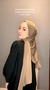 Kerudung Instan Oval Jersey Premium & Hijab Ayu Pashmina Instan