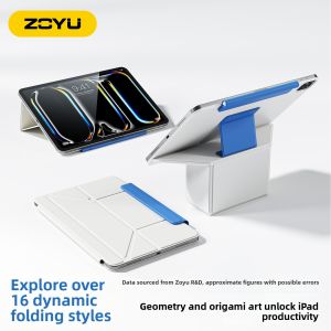 Zoyu | Elevated Magnetic Enhanced Rotating Screen iPad Case