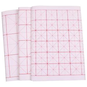 LIUPINTANG | Calligraphy Practice Paper - Half Raw Rice Paper with Grids 4ft Fold