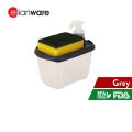 ELIANWARE Soap Dispenser box with Sponge 2 in 1 Kitchen Dishwasher Pump Dispenser Press Bekas Sabun Cuci Pinggan E-1102. 