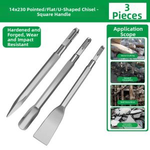 Impact Drill Bits Flat Chisel Concrete Wall Removal Tool