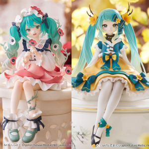 2 kinds Hatsune Miku Anime Figure Toys Flower Fairy Collection MIKU Kawaii Cartoon PVC Action Figurine Model Doll Birthday Gifts