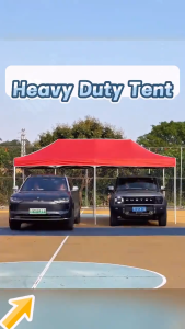 Outdoor Tent 3x3/3x4.5/3x6m Heavy Duty Tent Waterproof Canopy Gazebo for Camping Car Parking Beach