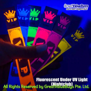 SG 20pc Wristband with Serial Number Waterproof Fluorescent Event Tyvek VIP Security Admission Entry