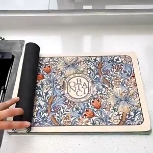 Drying Placemat Diatomite / Alas Tatakan Pengering Piring Gelas Serap Air Tahan Panas Anti Licin