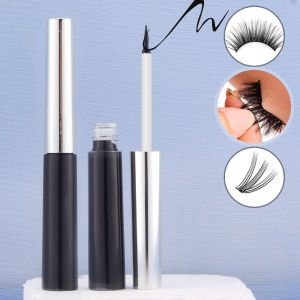 กาวติดขนตาปลอมแห้งเร็วทนทานกันน้ําอ่อนโยนไม่ระคายเคืองกล้ามเนื้อที่ละเอียดอ่อนกาวติดขนตาปลอมแบบใช้แล้วทิ้งสําหรับ