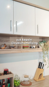 Cubic Kitchen Set Bunga Tulip / Kitchen Cabinet / ELENA AVE FLOWER