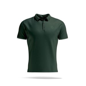 Kaos Polo Hijau Green Army KREST Premium Monogram Shirt Prime Cotton
