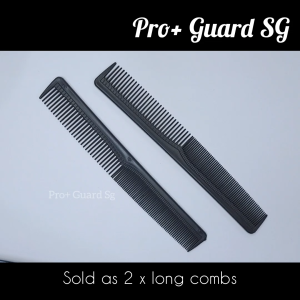 [SG] 2 x Long Combs for Hairstyling Styling Hair Haircut Plastic Comb