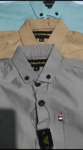 TERBARU!!! Baju Atasan Termurah Kemeja Polos Anak Usia 1 Tahun sampai 13 Tahun Lengan Pendek Warna Hitam/Kemeja Casual Anak / Kemeja Formal Anak / Fashion Kekinian Anak Cowok / Bahan Katun