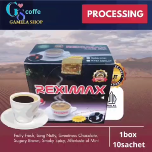 robusta giling halus kopi bubuk rexim instan jos tanpa gula sachetan