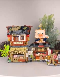 Đồ chơi lắp ráp khối xây dựng building blocks mini LOZ mô hình Butchers shop 1942