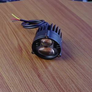 Super Bright Motorcycle LED Fog Lights Dual Color High Low Beam Waterproof Auxiliary Spotlight For Off Road ATV Motorbike