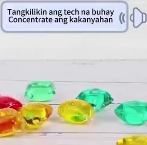 50PCS Laundry Beads Concentrated Laundry Gel Laundry Pods Liquid Capsules Powerful Clean Long-Lasting Fragrance Detergent Beads Balls