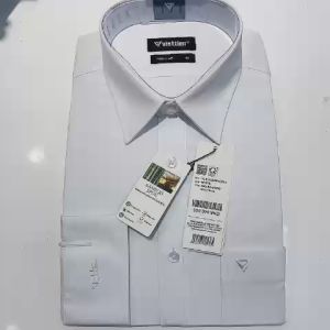 Áo sơ mi nam Việt Tiến màu trắng dài tay sợi Bamboo - sợi tre - 100% CHÍNH HÃNG