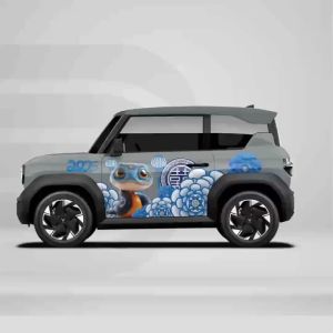 Tem dán xe VF3  - Decal Sticker dán xe - Ds Decal- decal tết 2025