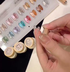 Happy Pretty Shop Magnet Stick Wooden Handle Strong Magnetic Rod Cat Magnet for Nails Long Double-head Magnet Sticks for Gel Polish Magnet Pen Nail Art Tool Nails