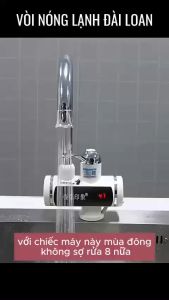 Bình nóng lạnh mini Bình đun nước hoả tốc Vòi nóng lạnh siêu tốc  Vòi Nóng Lạnh Trực Tiếp Hỏa Tốc có ổ cắm điện chống giật cao cấp