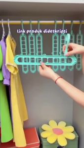 Rekomendasi Seller Gantungan Baju Efisien: Gantungan Baju 9 in 1 Organizer