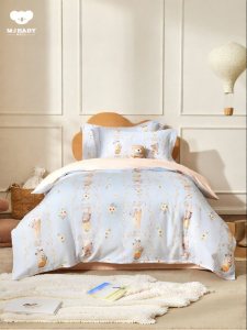 M·J BABY | Bộ Chăn Ga Trẻ Em Bằng Cotton Sạch ấm