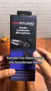 CEPAT TaffSTUDIO Mic Mikrofon Kondenser Studio Profesional Stand Studio dengan wit Shock Proof Mount
