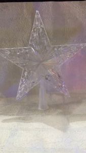 Hiasan Top Tree Bintang LED Pohon Natal