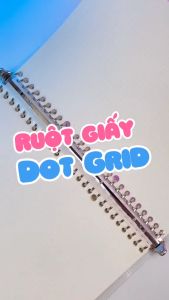 Ruột sổ còng Caro / Dot Grid KLONG 996 / 997 - Khổ A5 - 200 Trang