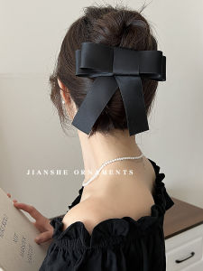 Sweet Butterfly Knot Hair Clip Womens Back of Head Half up Duckbill Clip Princess Style Hair Accessories Fashionable Hair Grips