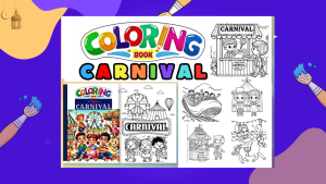 The Carnival Coloring Book for Kids with FREE Resealable Pouch Gift Ready Birthday Party Giveaways