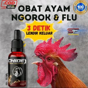 CHIDEX - Ampuh Obat Ngorok Ayam Aduan CRD Pilek Flu Radang Tenggorokan Segala Jenis Ayam Laga