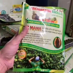 3 gói Nấm đối kháng TRICHODERMA BACILLUS - Khỏi lo Vàng Lá Thối Rễ Tuyến trùng - Cân bằng pH
