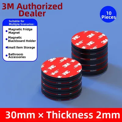 3M | Self-Adhesive Strong Magnetic Sheet for Teaching Round
