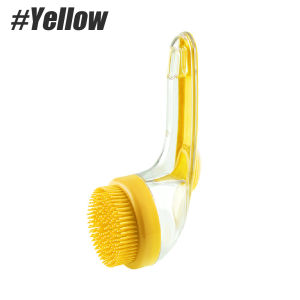 Long Handle Dog Cleaning Brush Soft Silicone Pet Bathing Brush Pet Grooming Comb for Cats Dogs Cat Massage Brush Pet Supplies