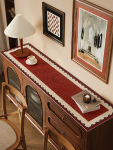 ovzf | New Year Red Tablecloth/Counter Mat