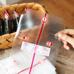 Convenient Disposable Rice Ball Packaging Easy to Tear Microwaveable