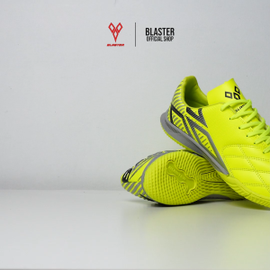 Sepatu Futsal BLASTER Power Play Stabilo Original Warna Kuning Stabilo dengan Bunyi Cit Cit - Ukuran EU:38-43
