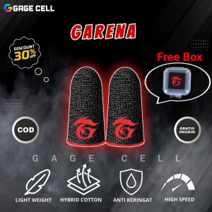 COD RRQ FREE BOX MINI SARUNG JARI JEMPOL GAMING GAME FF ML ESPORT ANTI KERINGAT BASAH SUPER SENSITIF PREMIUM