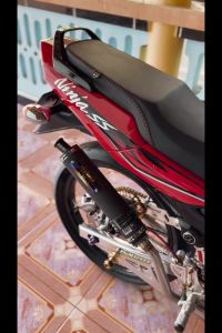 Knalpot Ninja 150 R RR SS ORIGINAL WIN SPEED Standar Carbon Doff Hitam