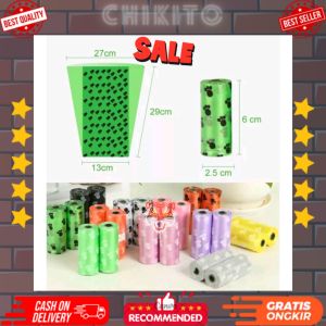 CHIKITO KANTONG SAMPAH PLASTIK MOTIF PAWN ISI 15 PCS