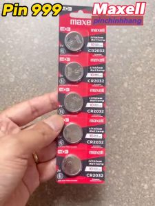 Vỉ 5 Viên Pin Maxell CR2032  CR2025  CR2016 Lithium 3V chính hãng ( Vỉ đỏ ) Siêu bền Tuổi thọ 10 năm