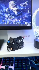 Motorcycle Style Silicone Case for AirPods Pro 2 Fun Design with Anti-Scratch Protection