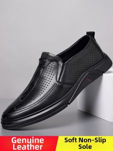 Haporri | Breathable Slip-On Leather Shoes