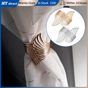 Light Luxury Curtain Clip Wings Pattern Curtain Buckle Gold Silver Curtain Tieback Creative Home Decor