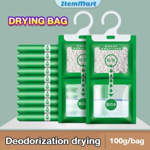 ItemMart Moisture Proof Desiccant Hanging Dehumidifier Bags Wardrobe Closet Drying Agent Dehumidification Anti-mold Bag