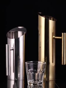 1L/1.5L/2L Large Capacity Stainless Steel Water Pitcher Tea Pot Kettle Cold Drink Bar Accessories