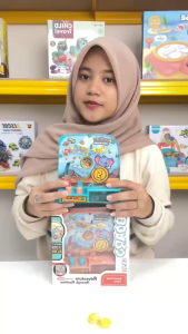 Mainan Anak 5573 BALL OUTER SPACE INPUT METHOD THROUGH MACHINE Mainan Bolla Game Board Mainan Anak Perempuan - Mainan Anak Laki Laki