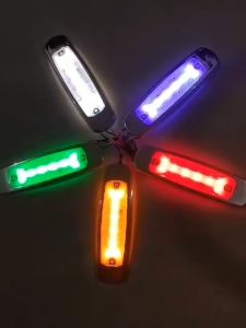 1 Pc - 12V & 24V LED Waterproof Truck Side Marker with Strobe Signal Indicator Light Auto Warning Light