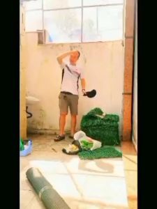 Thảm cỏ xoang bằng nhựa treo tường sự kiện tiểu cảnh...trang trí ban công kích thước 40cm x 60cm